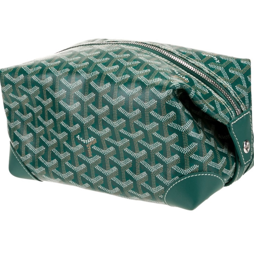 Goyard Bowling 25 Toiletry Bag Green